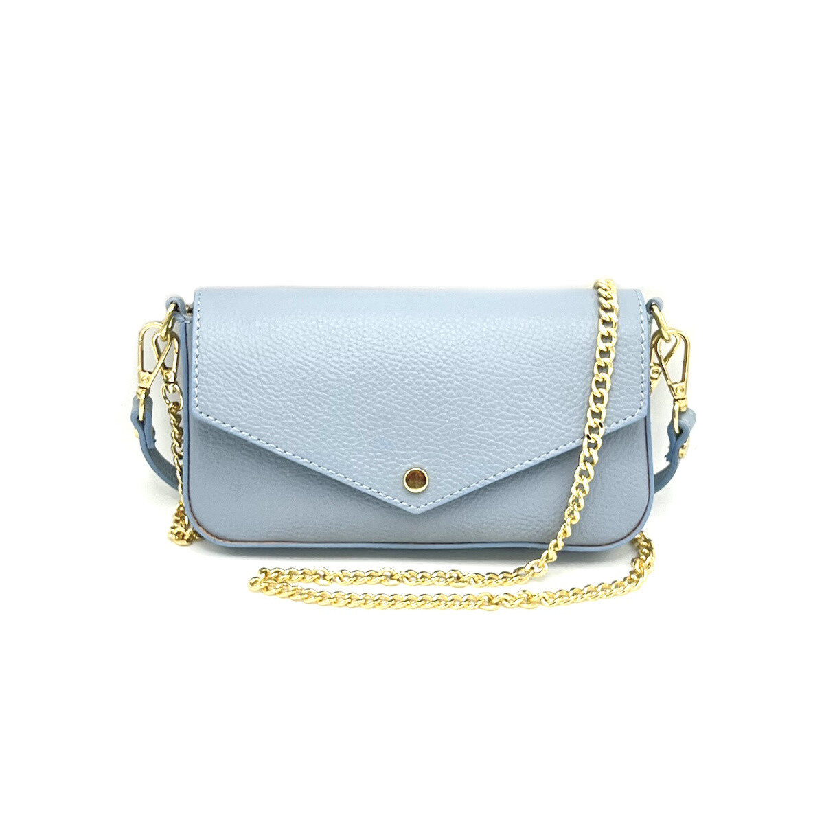 Mayorista Suie Valentini - Bolso de hombro pequeño de cuero real, Hecho en Italia