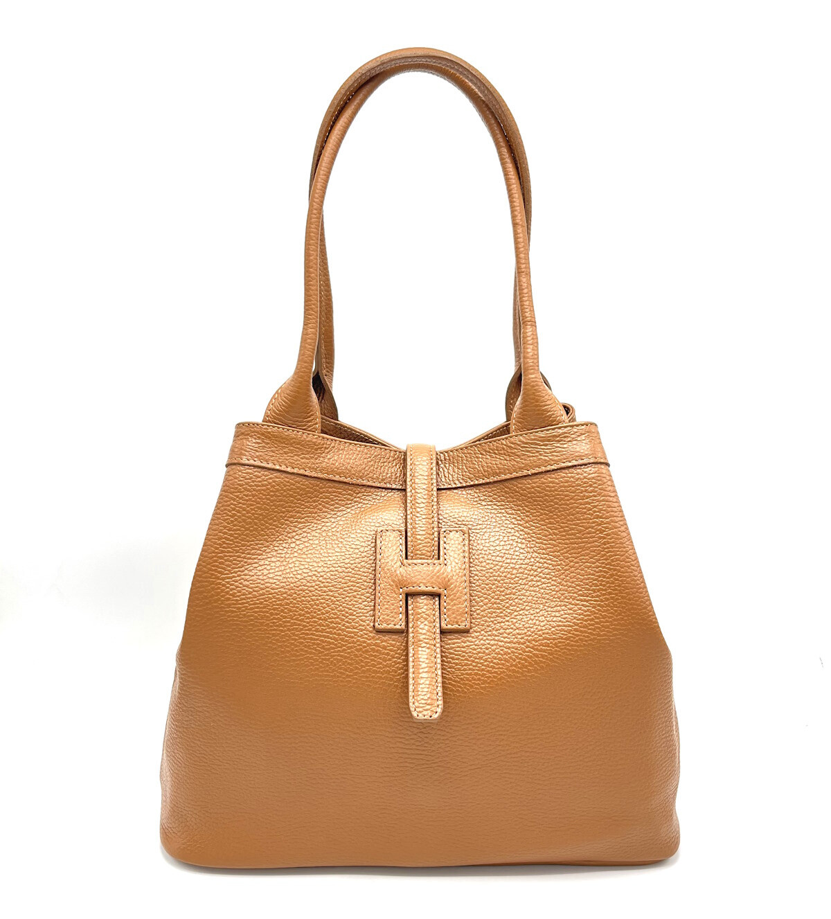 Grossista Suie Valentini - Borsa in vera pelle Media, Made in Italy
