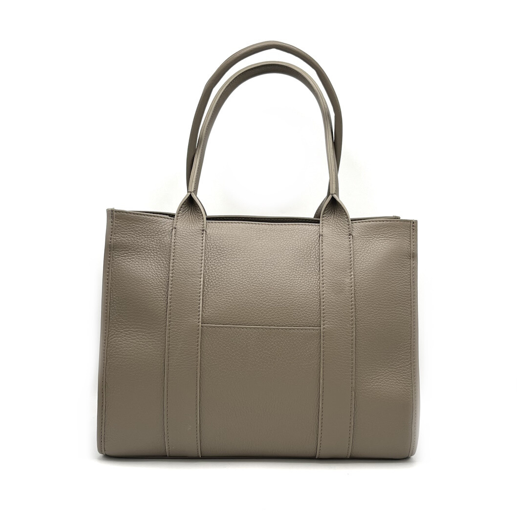 Wholesaler Suie Valentini - Tote bag in real leather, Made in Italy