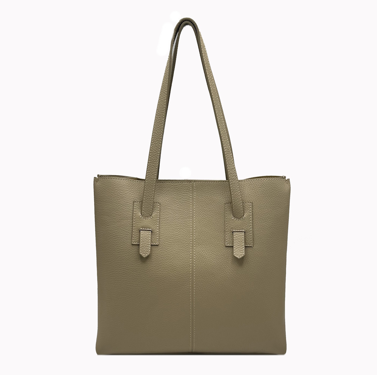 Wholesaler Suie Valentini - Tote bag in real leather, Made in Italy