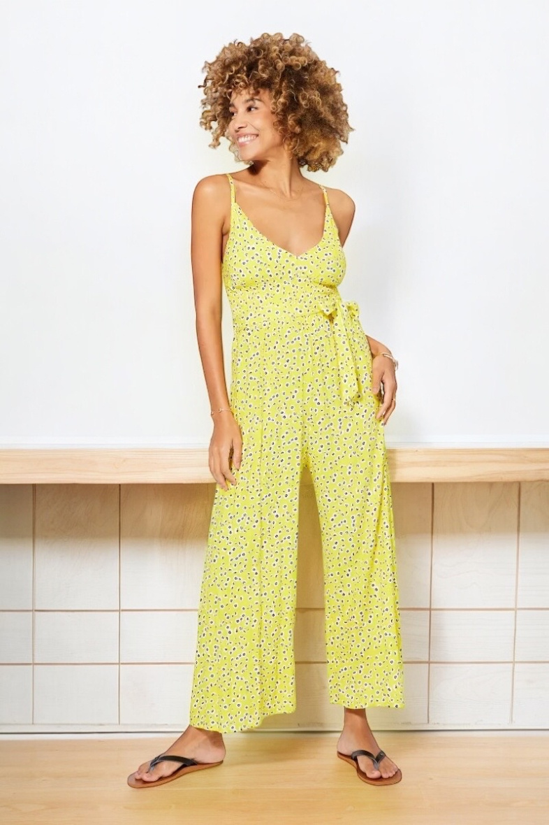 Wholesaler Suit.e - Yellow floral jumpsuit
