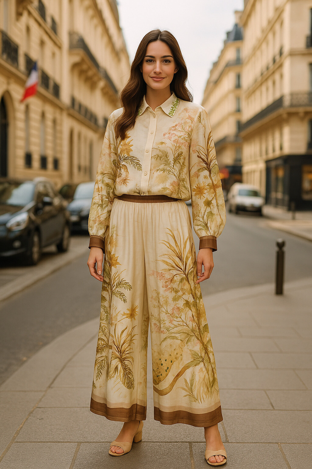 Wholesaler Suit.e - Chic floral ensemble