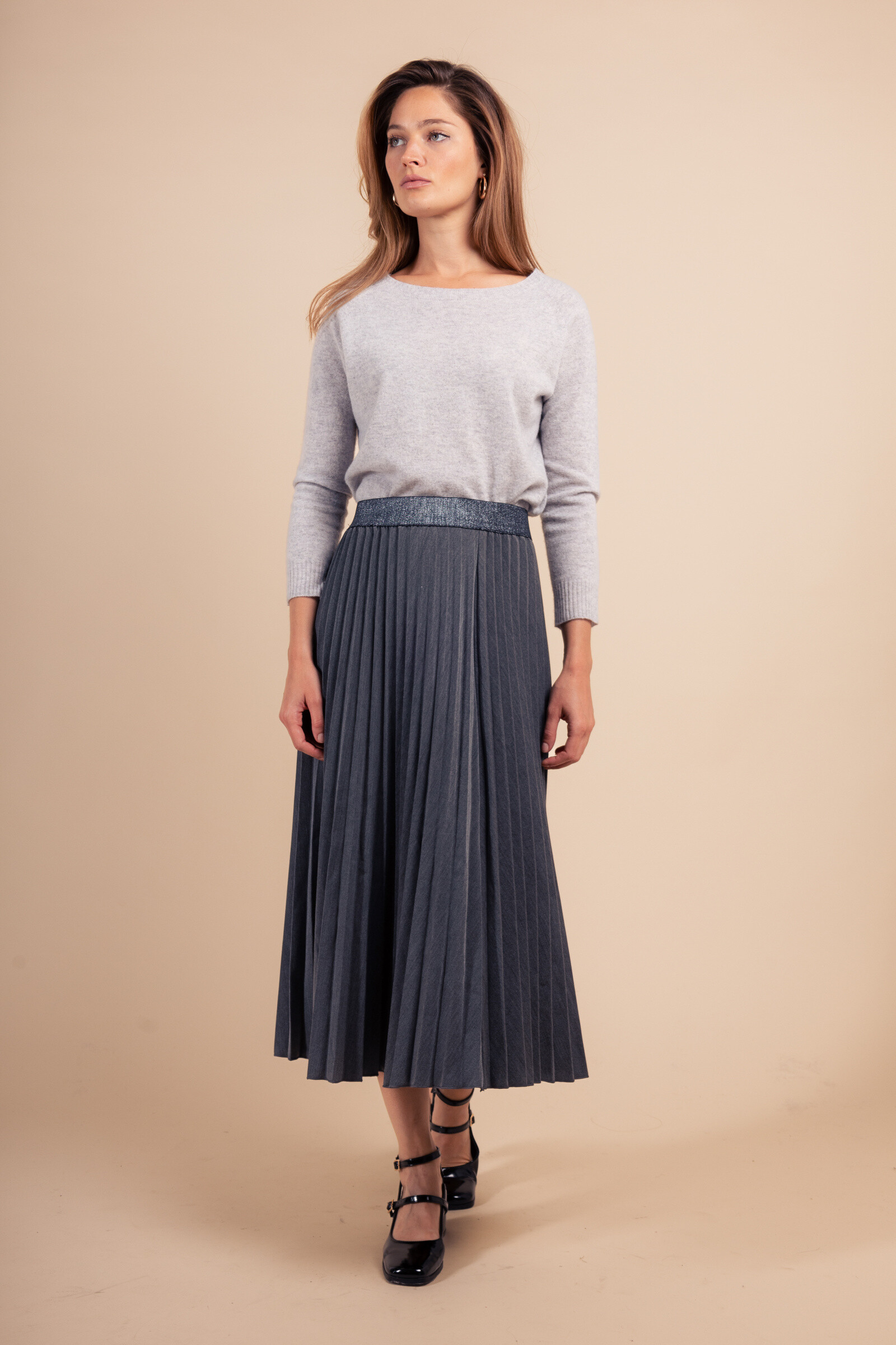 Wholesaler Suit.e - Thick Pleated Skirt