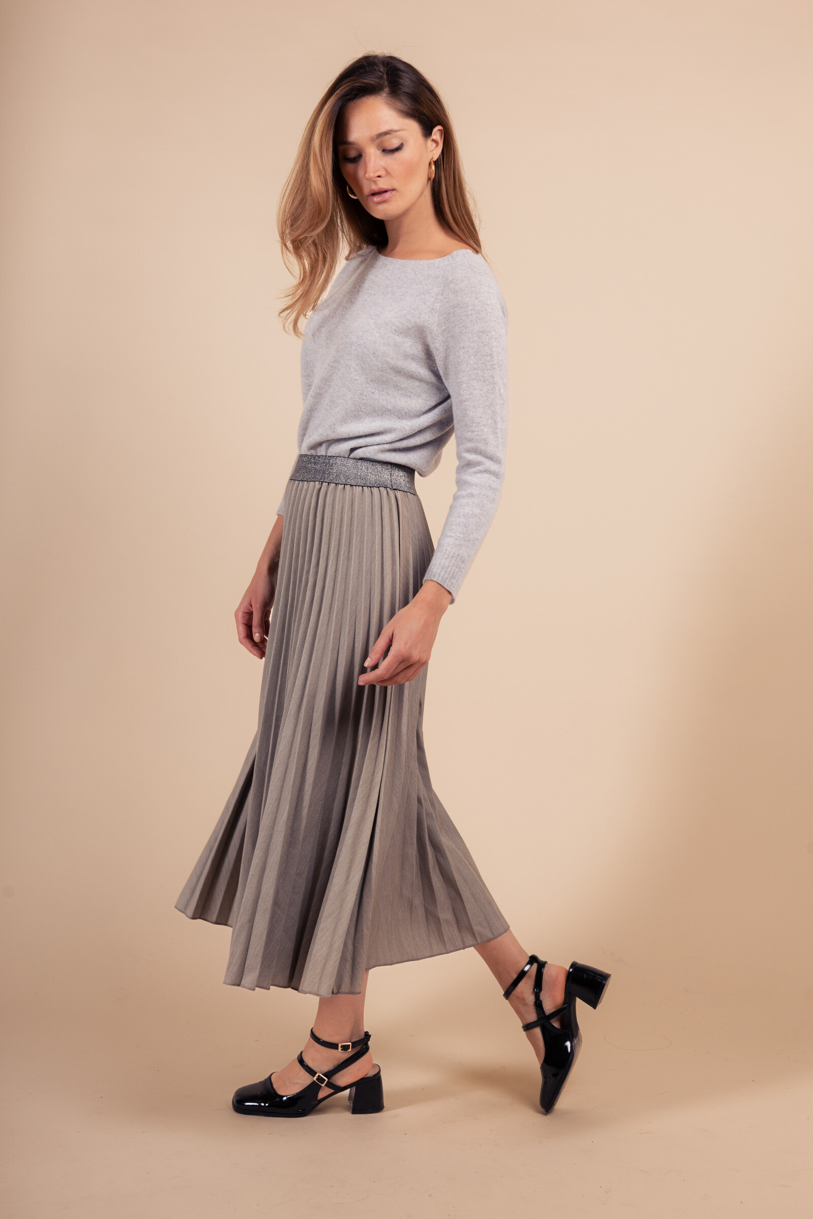 Wholesaler Suit.e - Thick Pleated Skirt