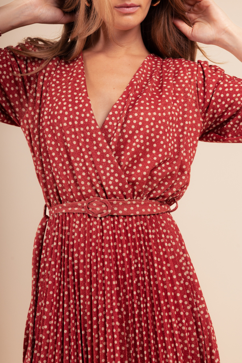 Wholesaler Suit.e - Polka Dot Lurex Dress