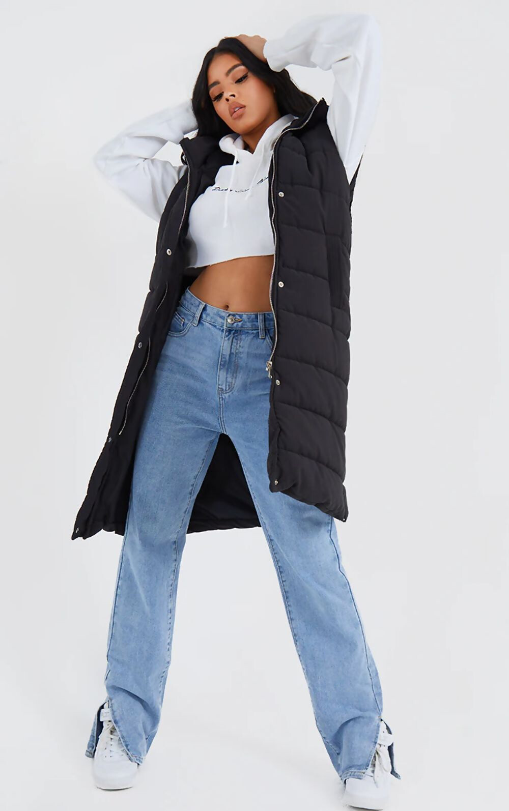 Grossiste Sumel - Doudoune rembourrée sans manches longues, doudoune imperméable,