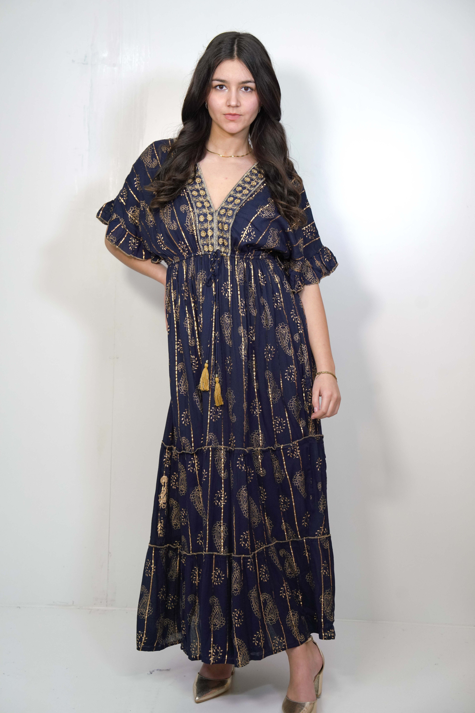 Grossiste Sumel - Robe Sahana - Charme bohème et féminité naturelle-Sk 25-1151