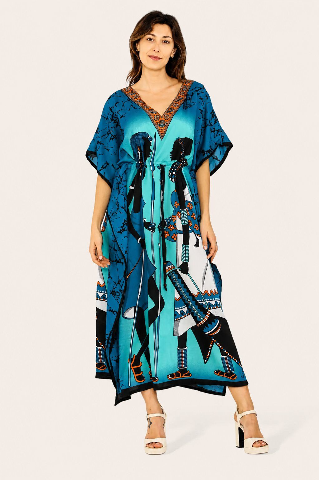 Großhändler Sumel - Kaftankleid, traditioneller afrikanischer Stil-Druck, Neuheit Ref-9063L