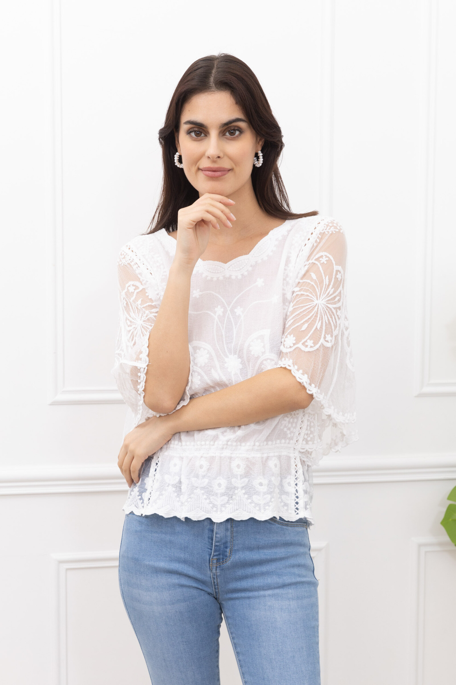 Grossista Sun Love - Blusa ricamata