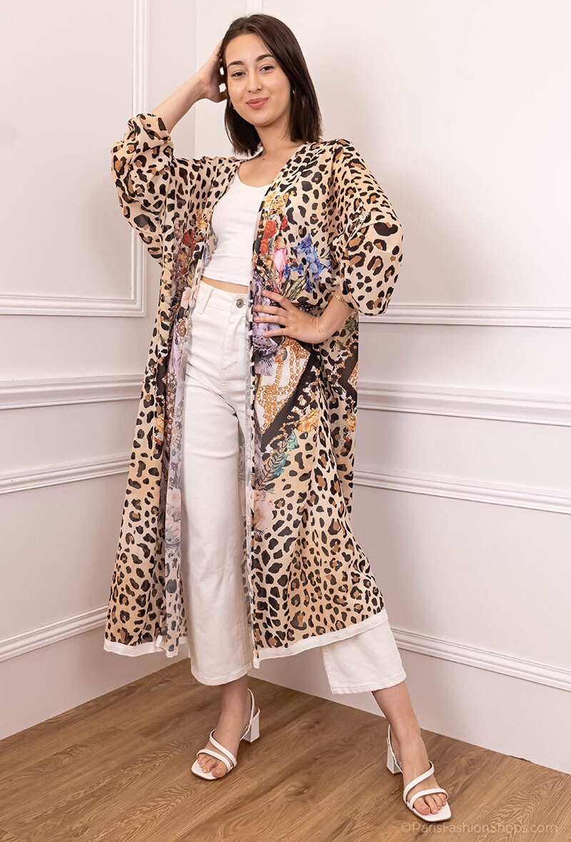 Wholesaler Sun Love - Long printed kimonos