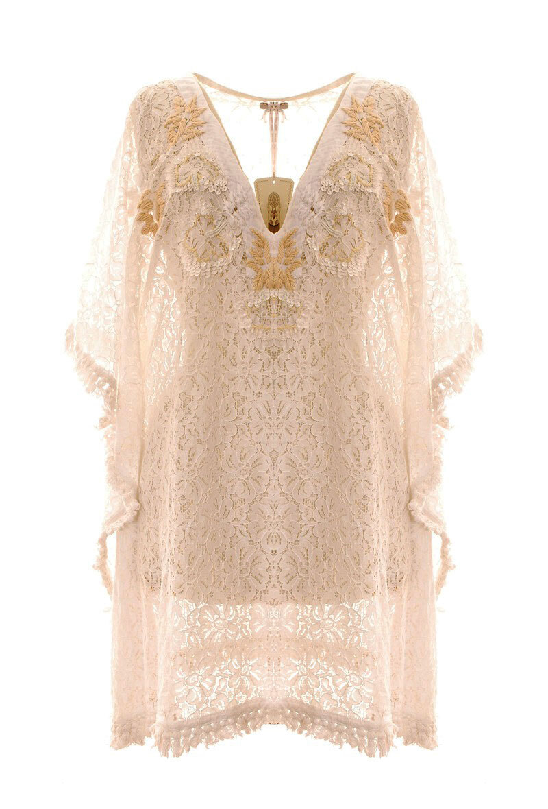 Wholesaler Sunny Studio - Woman lace poncho