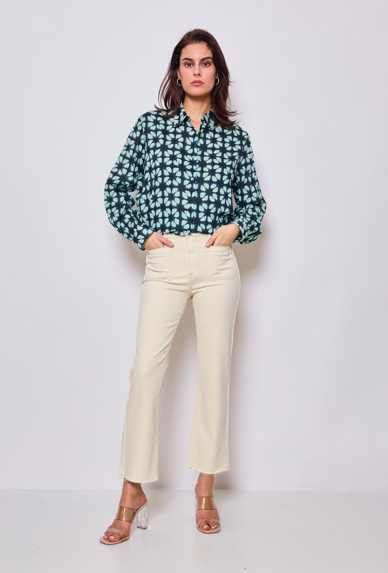 Grossiste Sunny Studio - Chemise fluide à imprimé fleuri