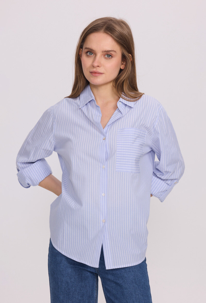Wholesaler Sunny Studio - Timeless striped shirt