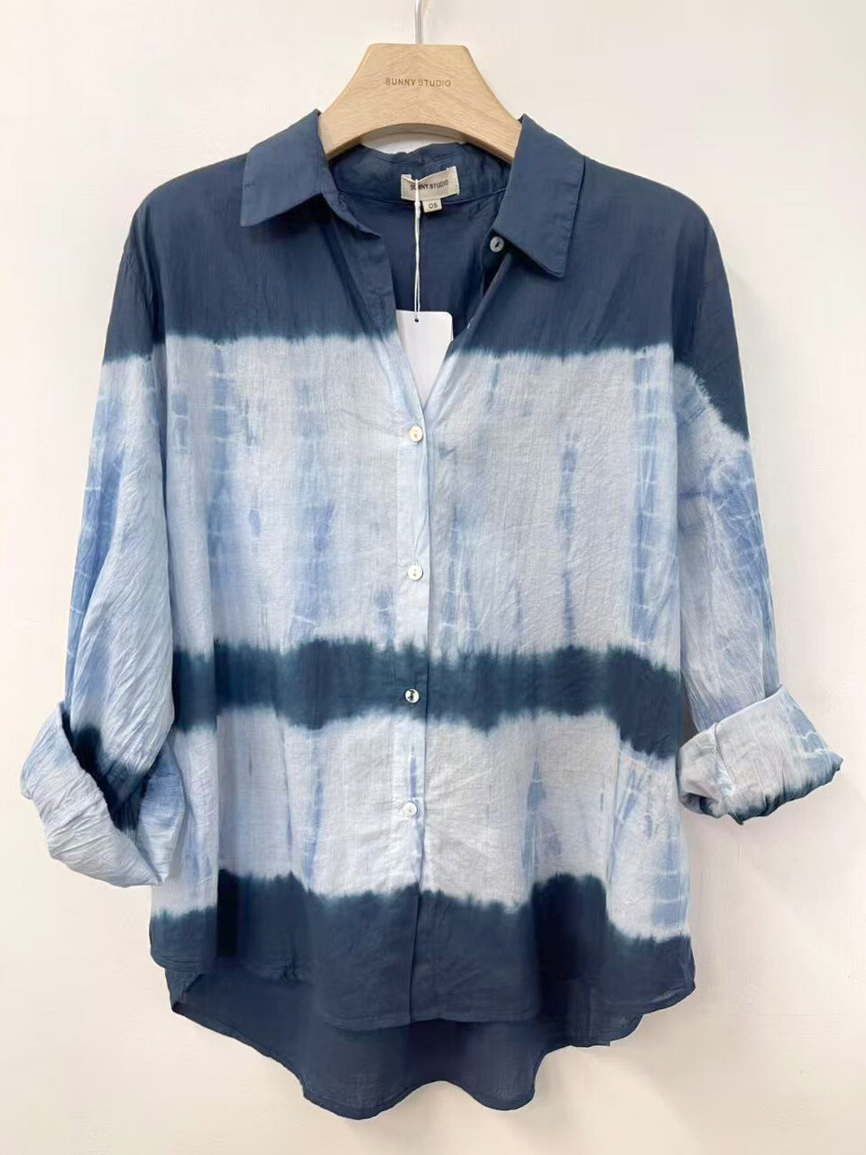 Großhändler Sunny Studio - Bluse mit eleganten Streifen