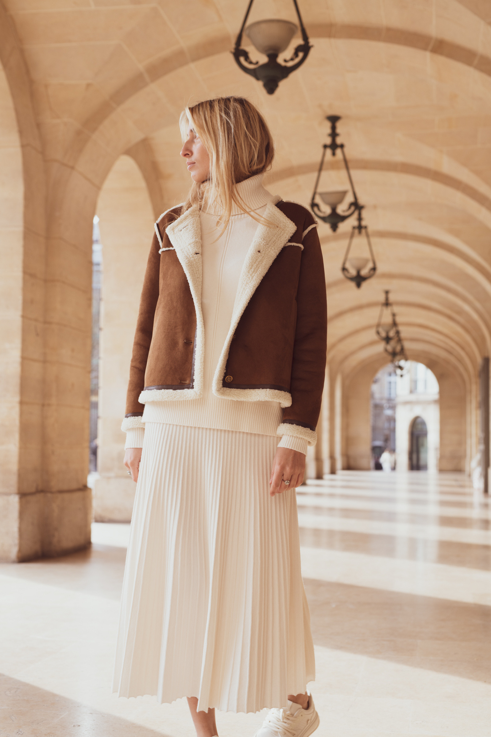 Wholesaler Sunny Studio - Elegant pleated skirt