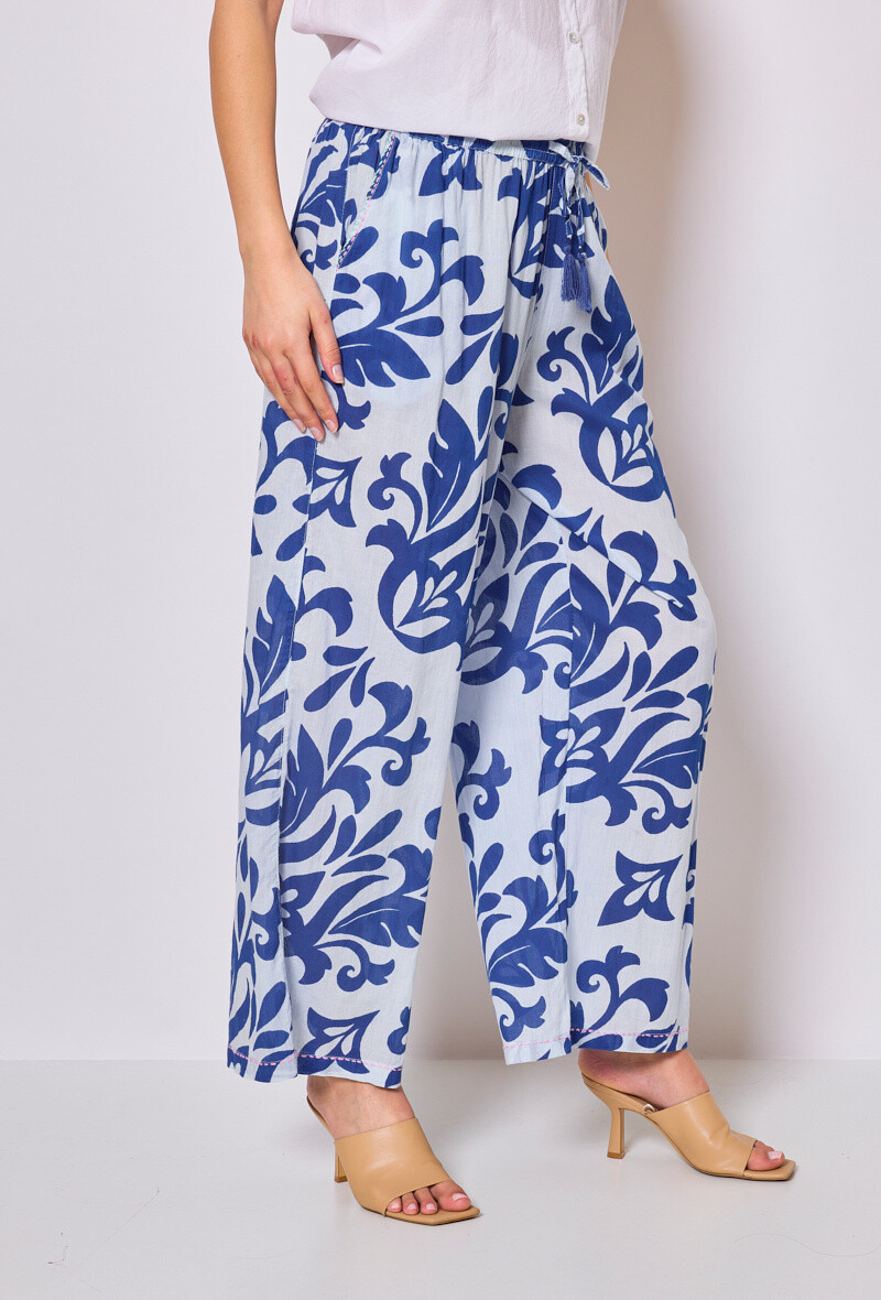 Grossiste Sunny Studio - Pantalon ample à motifs floraux