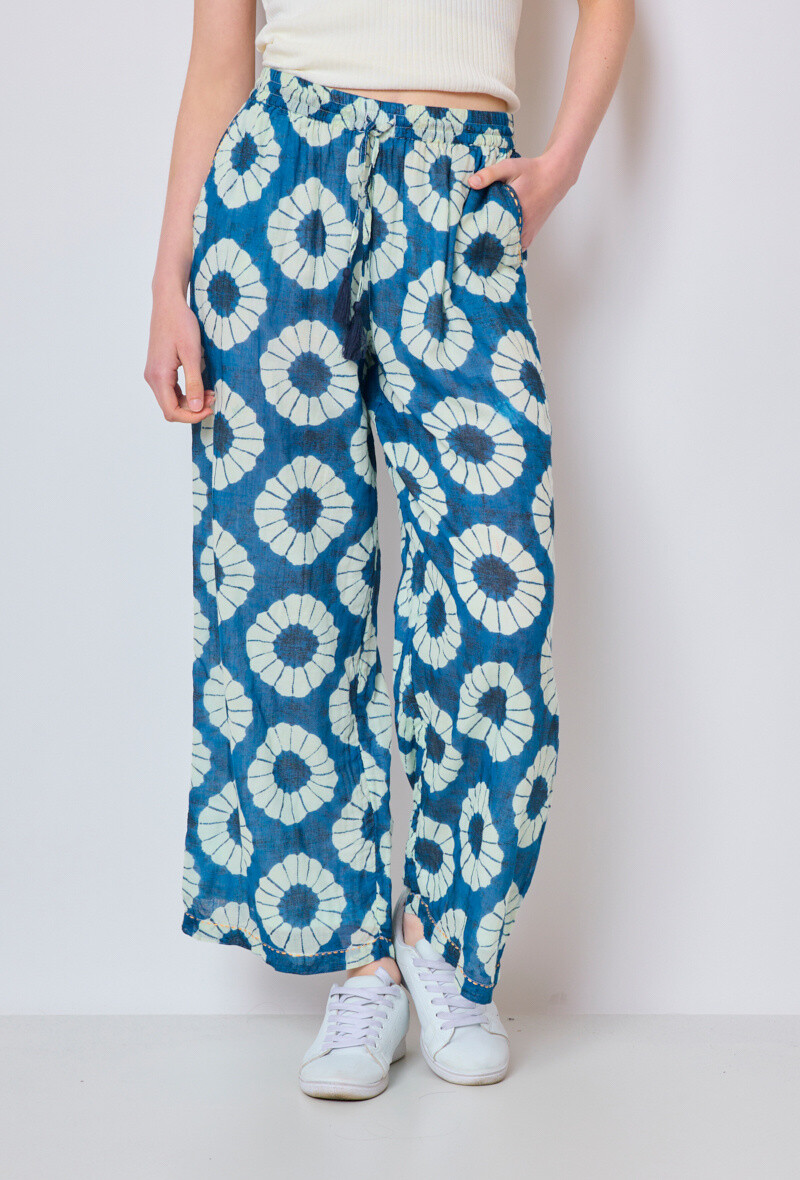 Grossiste Sunny Studio - Pantalon fluide à fleurs