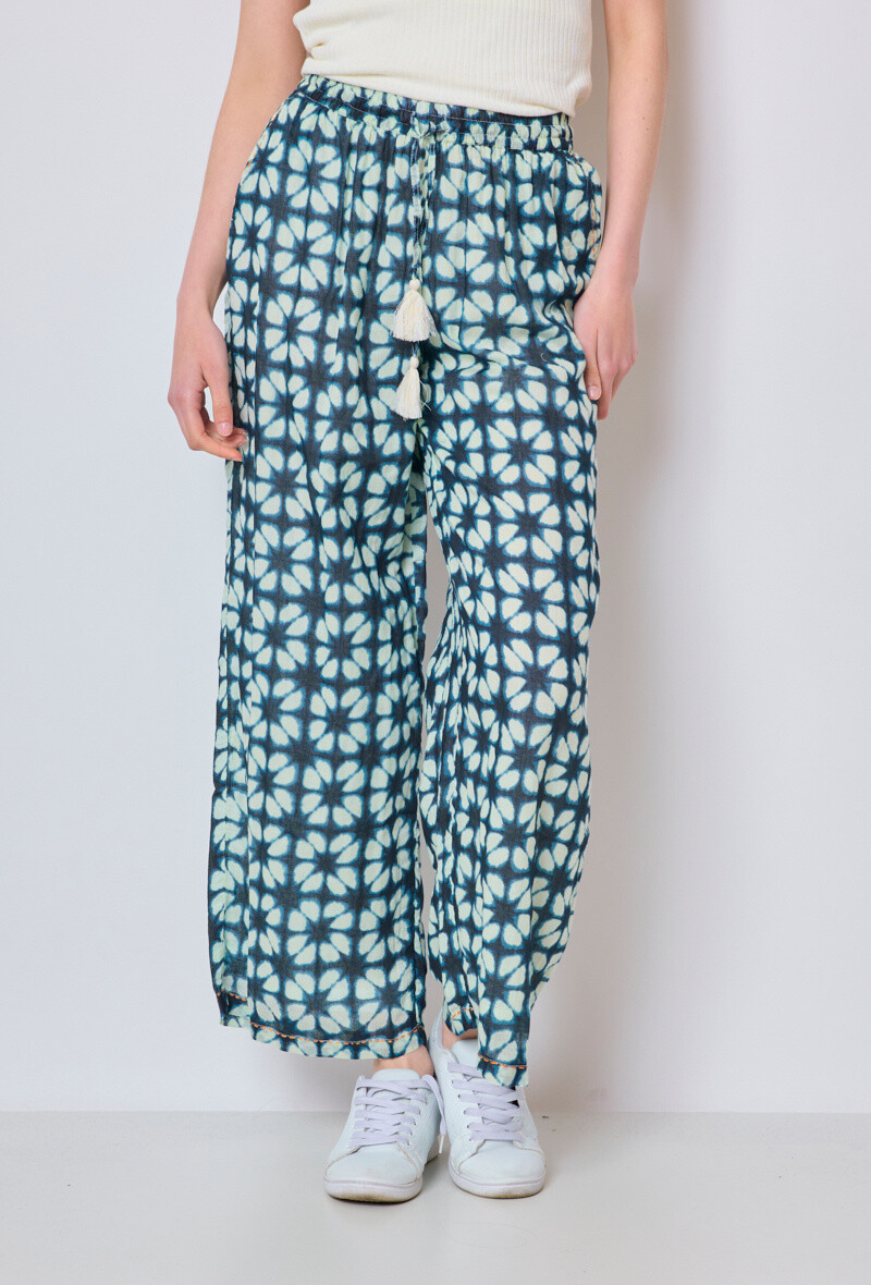 Grossiste Sunny Studio - Pantalon évasé imprimé