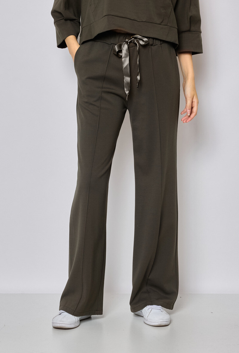 Mayorista Sunny Studio - Pantalones fluidos con cintura elástica