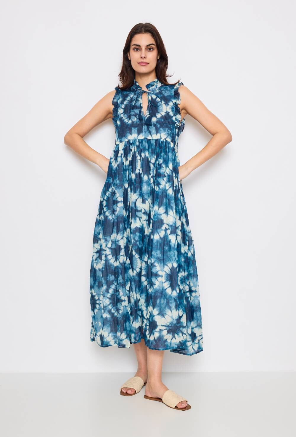 Grossiste Sunny Studio - Robe maxi à manches courtes