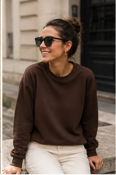 Mayorista Sunny Studio - Sudadera con cuello redondo Mayorista Sunny Studio - Sudadera con cuello redondo