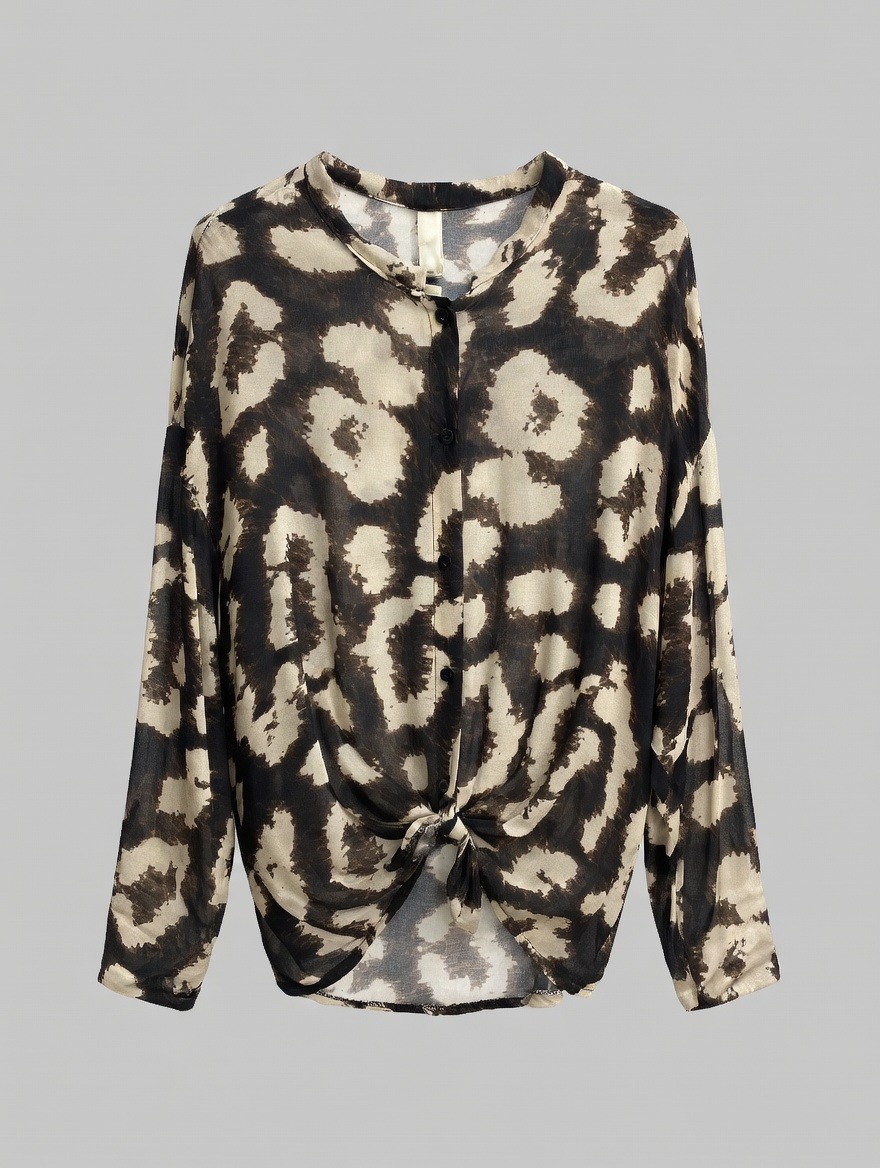Grossista SUNSHINE - Camicia Donna Made in Italy Motivo Astratto Primavera/Estate 2026