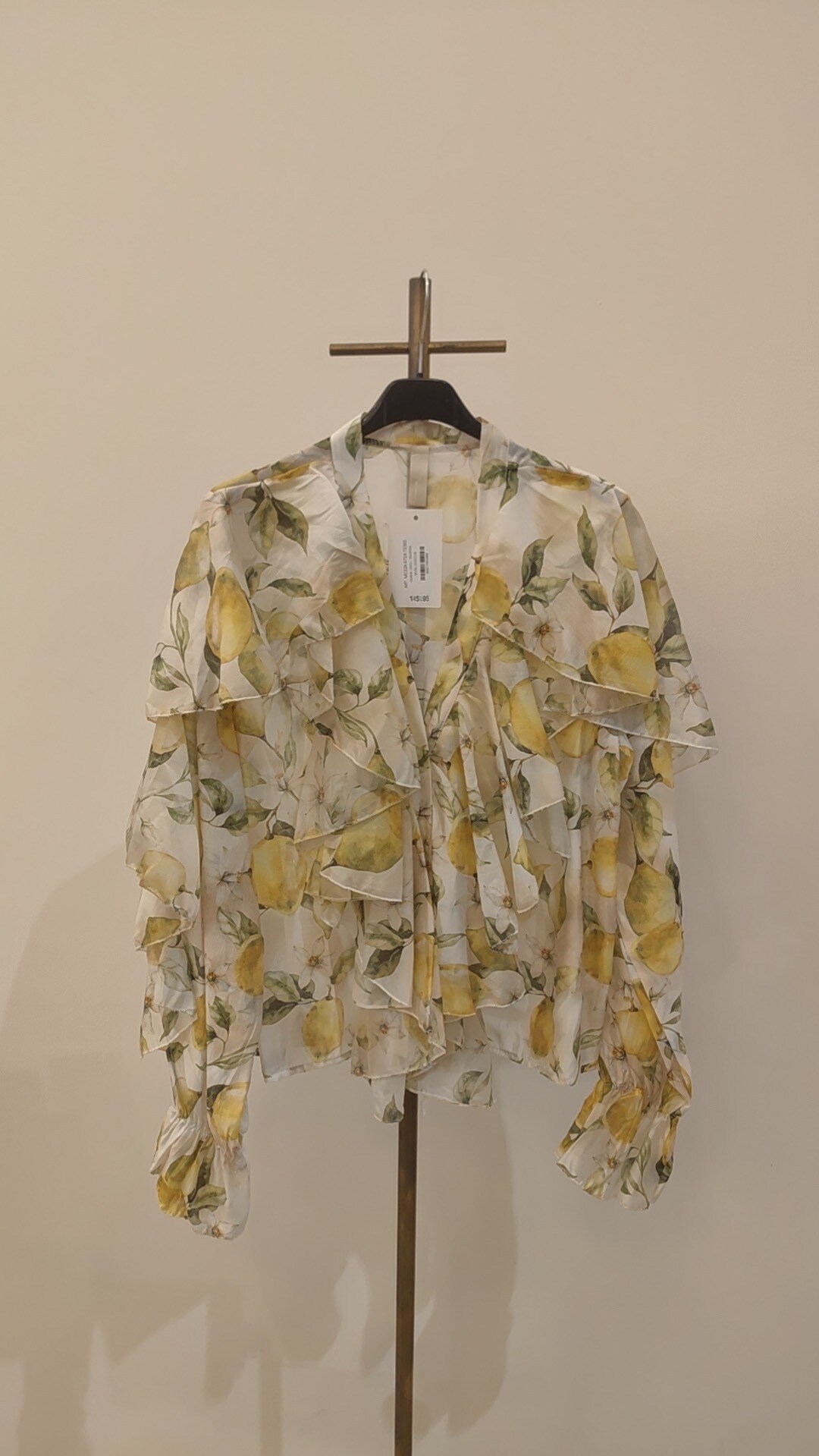 Grossista SUNSHINE - Camicie(D) Genere Camicetta Camicia Casual Donna Primavera/Estate Made in Italia Quotidiano Colore Unico Standard Stampata Tencel
