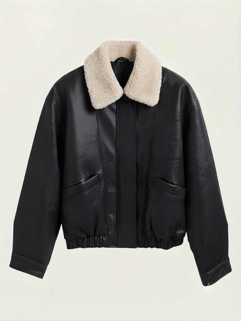 Grossista SUNSHINE - GIUBBOTTO DONNA ECOPELLE CON PELLICCIA ECOLANA, MISTO VISCOSA, AUTUNNO/INVERNO 2026/2027 Grossista SUNSHINE - GIUBBOTTO DONNA ECOPELLE CON PELLICCIA ECOLANA, MISTO VISCOSA, AUTUNNO/INVERNO 2026/2027