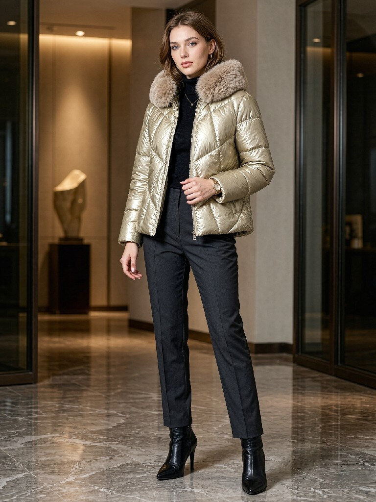 Mayorista SUNSHINE - Chaquetas(D) Tipo Chaqueta cortavientos Chaquetas de Invierno Mujer Otoño/Invierno Hecho en China Diario Varios Colores Estándar Liso