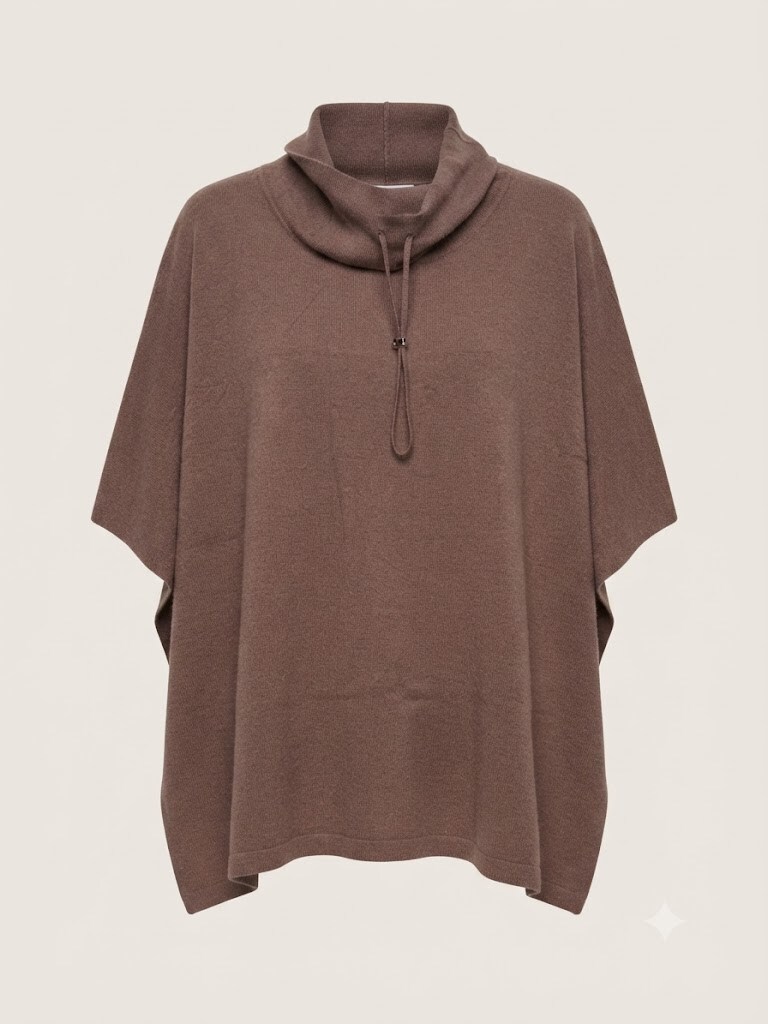 Wholesaler SUNSHINE - WOMEN'S CAPE MIXED RABBIT FUR AND VISCOSE. FALL/WINTER 2026/2027