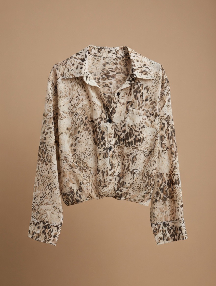 Grossista SUNSHINE - Camicia Donna Leopardata Primavera/Estate 2026