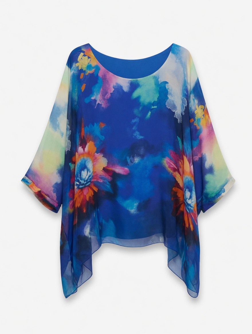 Mayorista SUNSHINE - CAMISA MUJER HECHA EN ITALIA SEDA Y VISCOSA LIGERA PERFECTA PARA PRIMAVERA/VERANO 2026
