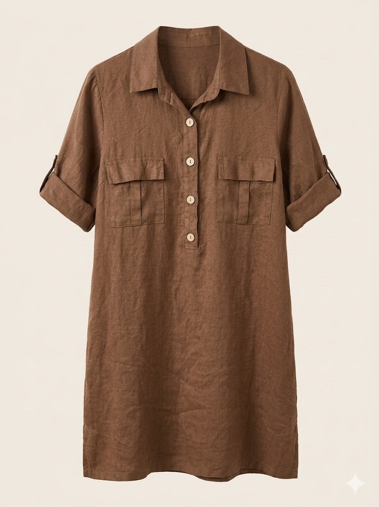 Mayorista SUNSHINE - CAMISA MUJER HECHA EN ITALIA 100% LINO VERANO 2026