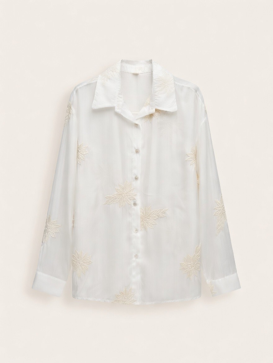 Wholesaler SUNSHINE - WOMEN'S SHIRT MADE IN ITALY EMBROIDERED SPRING/SUMMER 2026