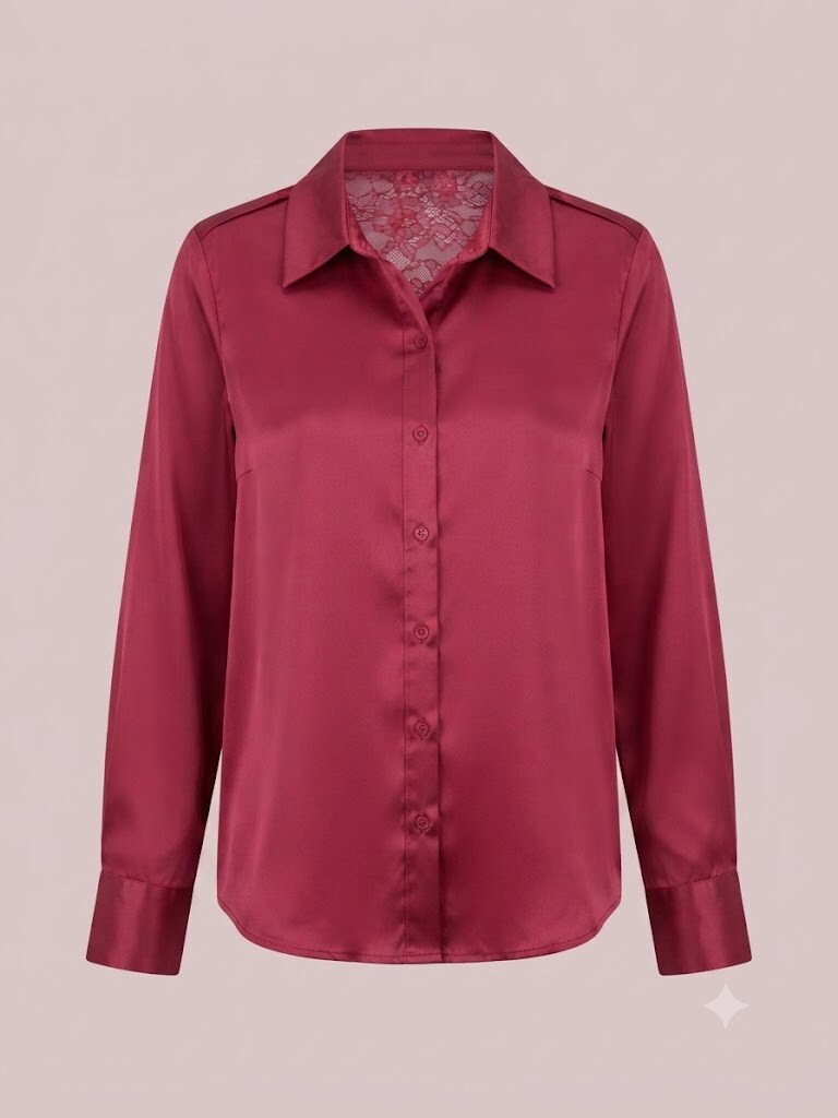 Wholesaler SUNSHINE - WOMEN'S SHIRT WITH LACE IN VISCOSE BLEND. FALL/WINTER 2026/2027