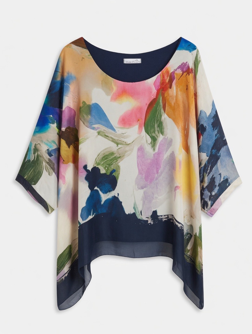 Wholesaler SUNSHINE - WOMEN'S SHIRT MADE IN ITALY SILK AND VISCOSE LIGHTWEIGHT PERFECT FOR SPRING/SUMMER 2026