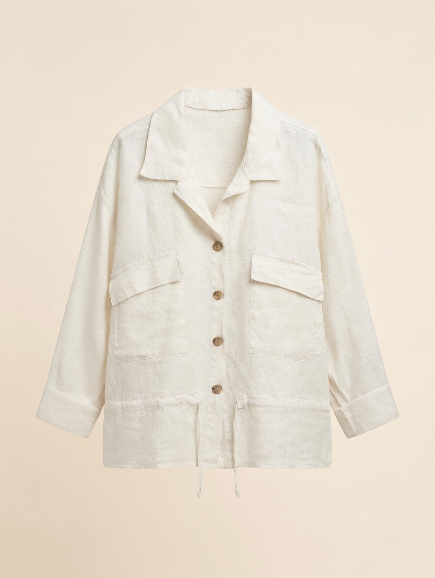 Wholesaler SUNSHINE - Women's Shirt Made in Italy 100% Linen Spring/Summer 2026