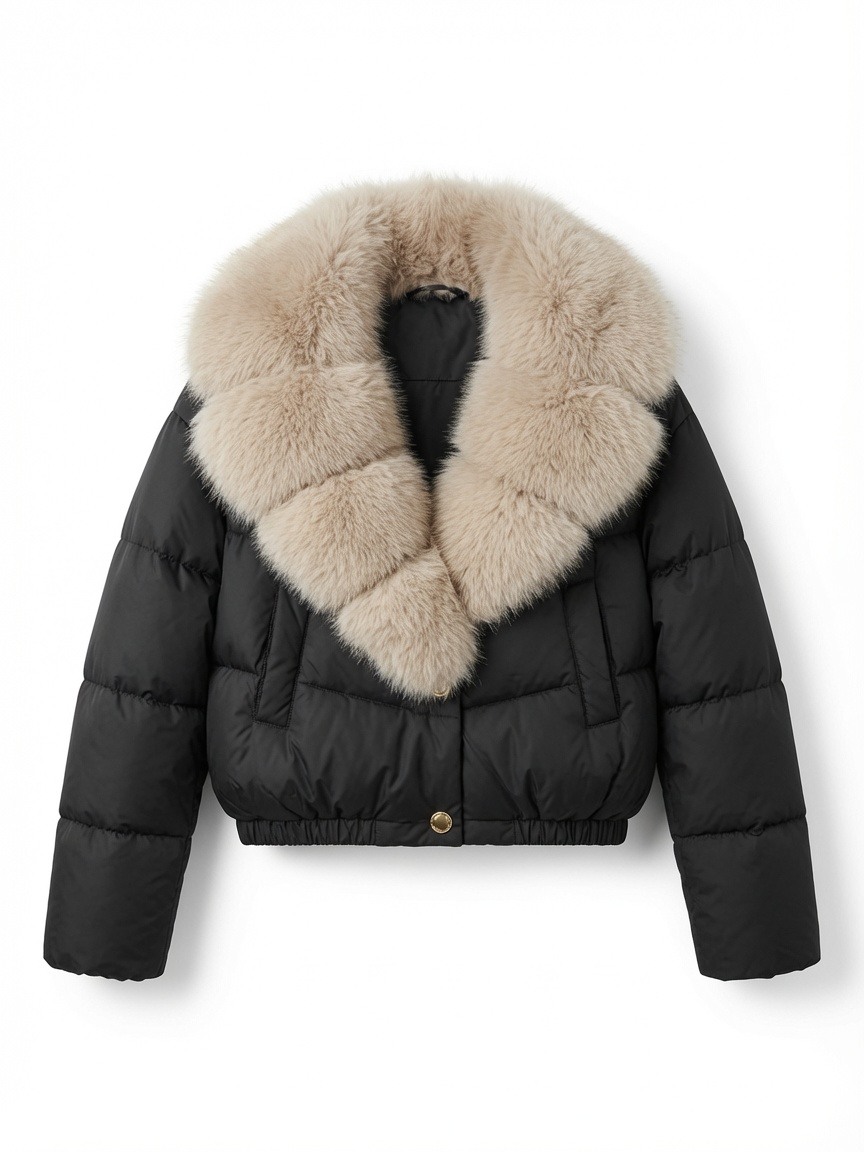 Großhändler SUNSHINE - DAMENDAUNENJACKE MIT ABNEHMBAREM FELL HERBST/WINTER 2026/2027