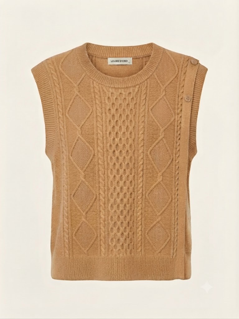 Wholesaler SUNSHINE - WOMEN'S WOOL VISCOSE BLEND VEST. FALL/WINTER 2026/2027