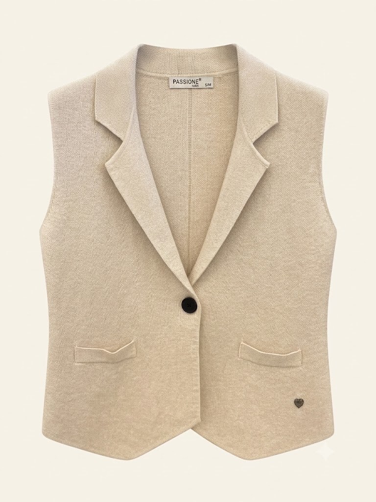 Mayorista SUNSHINE - CHALECO MUJER MEZCLA DE ALGODÓN VISCOSA MODAL, OTOÑO/INVIERNO 2026/2027
