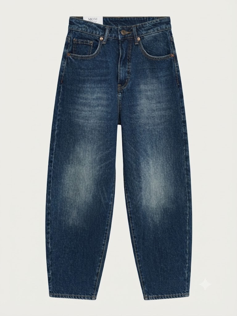 Wholesaler SUNSHINE - WOMEN'S COTTON VISCOSE BLEND MOM FIT JEANS FALL-WINTER 2026-2027