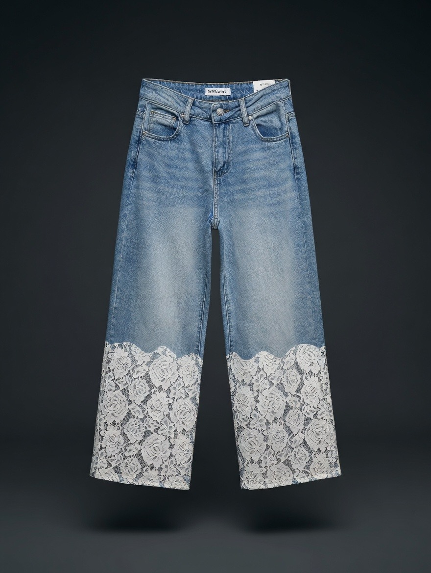 Grossista SUNSHINE - Jeans Donna Con Ricamo 99% Cotone Primavera/Estate 2026