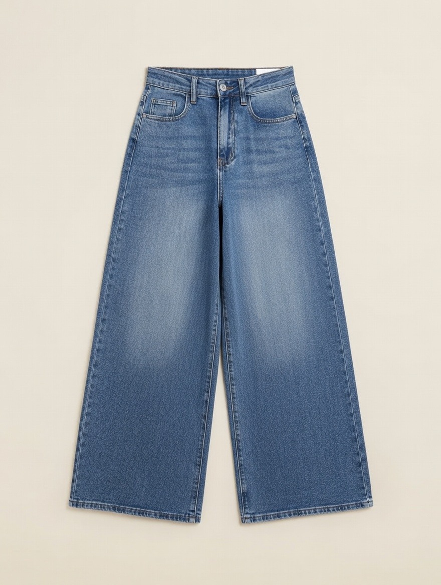 Grossiste SUNSHINE - Jean Femme Large Printemps Été 2026