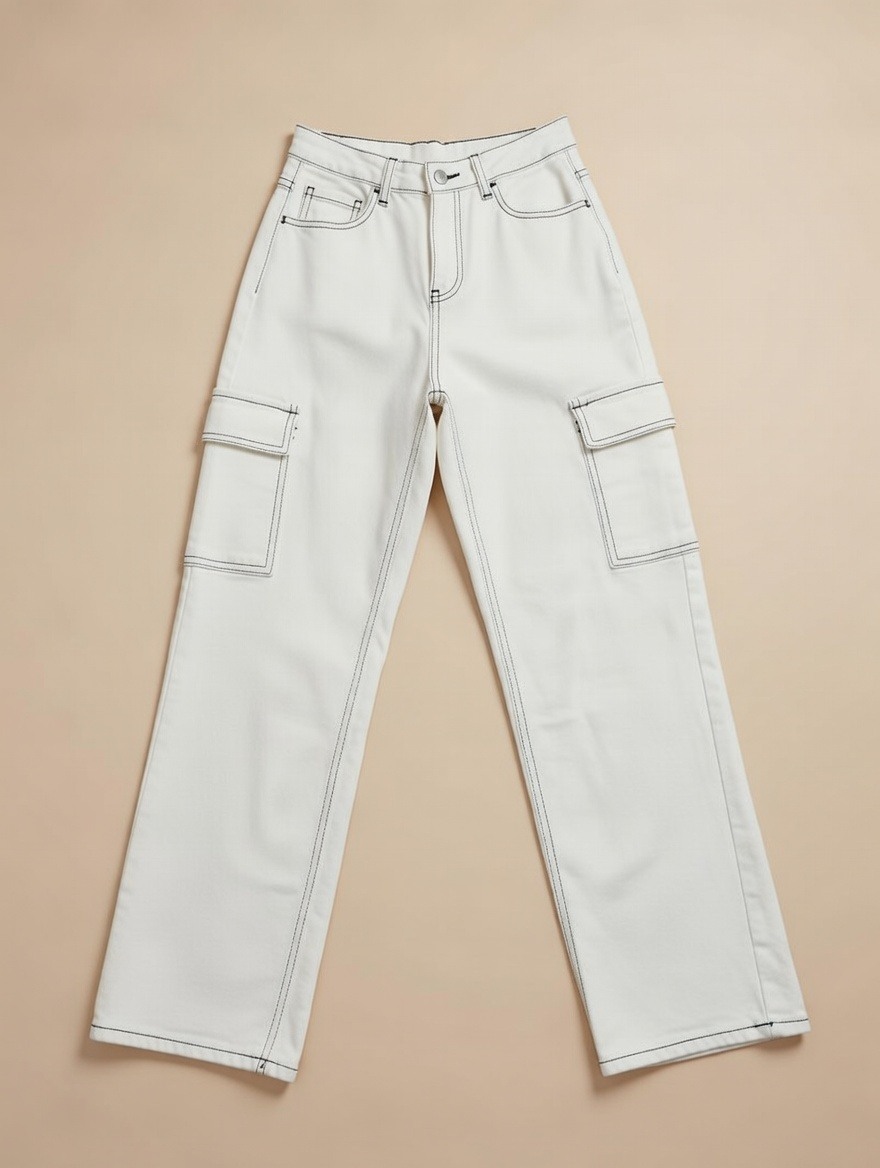 Grossiste SUNSHINE - Jean Femme Blanc Printemps/Été 2026