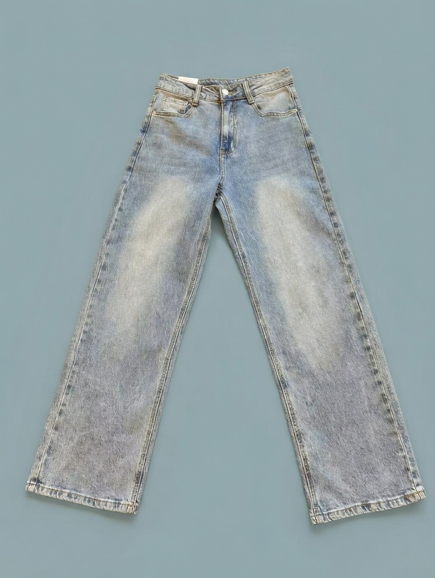 Grossiste SUNSHINE - Jean Femme Coupe Droite Printemps/Été 2026