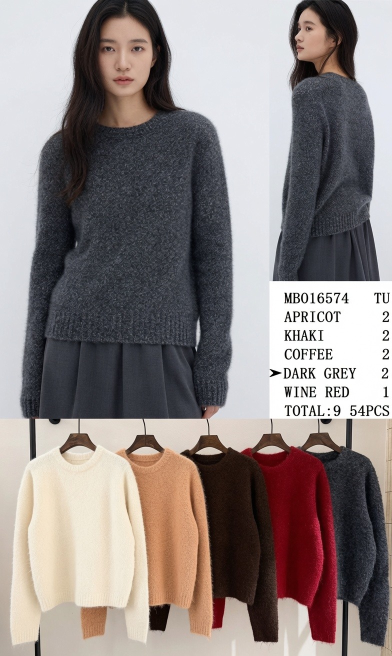 Wholesaler SUNSHINE - WOMEN'S SWEATER ALPACA AND VISCOSE BLEND. FALL/WINTER 2026/2027 FASHION WARM