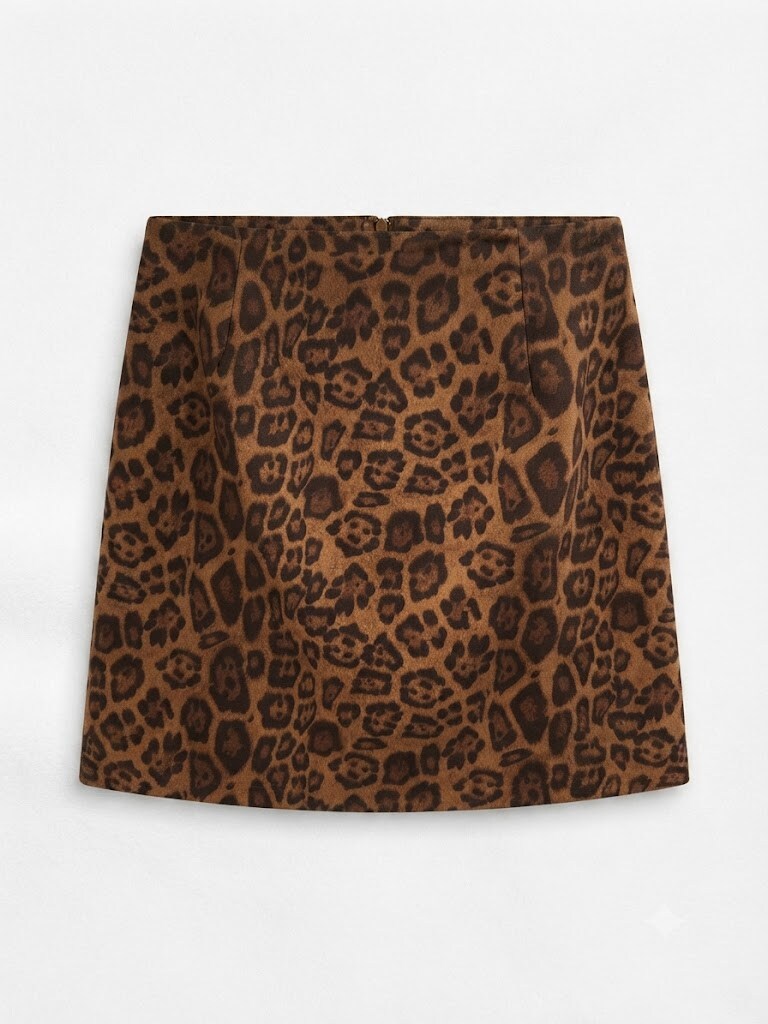 Wholesaler SUNSHINE - WOMEN'S LEOPARD PRINT SKIRT VISCOSE BLEND FALL/WINTER 2026/2027
