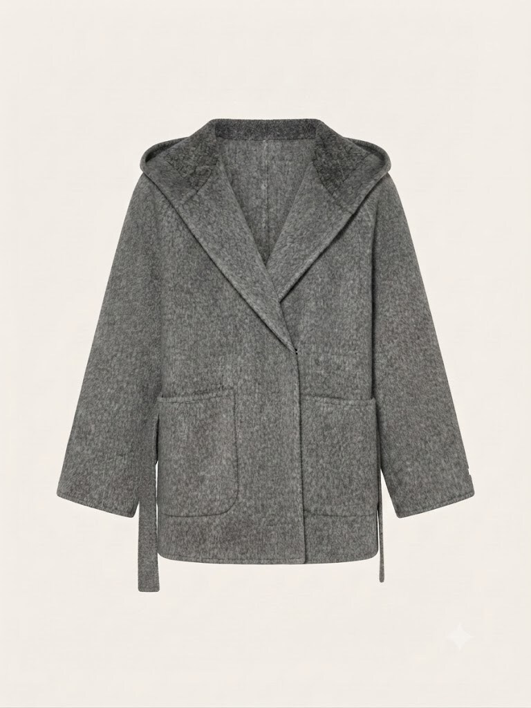 Wholesaler SUNSHINE - WOMEN'S COAT WOOL VISCOSE BLEND. MAXMARA STYLE WITH EXTERNAL LABEL ON THE SLEEVE. FALL/WINTER 2026/2027 ELEGANT FIT