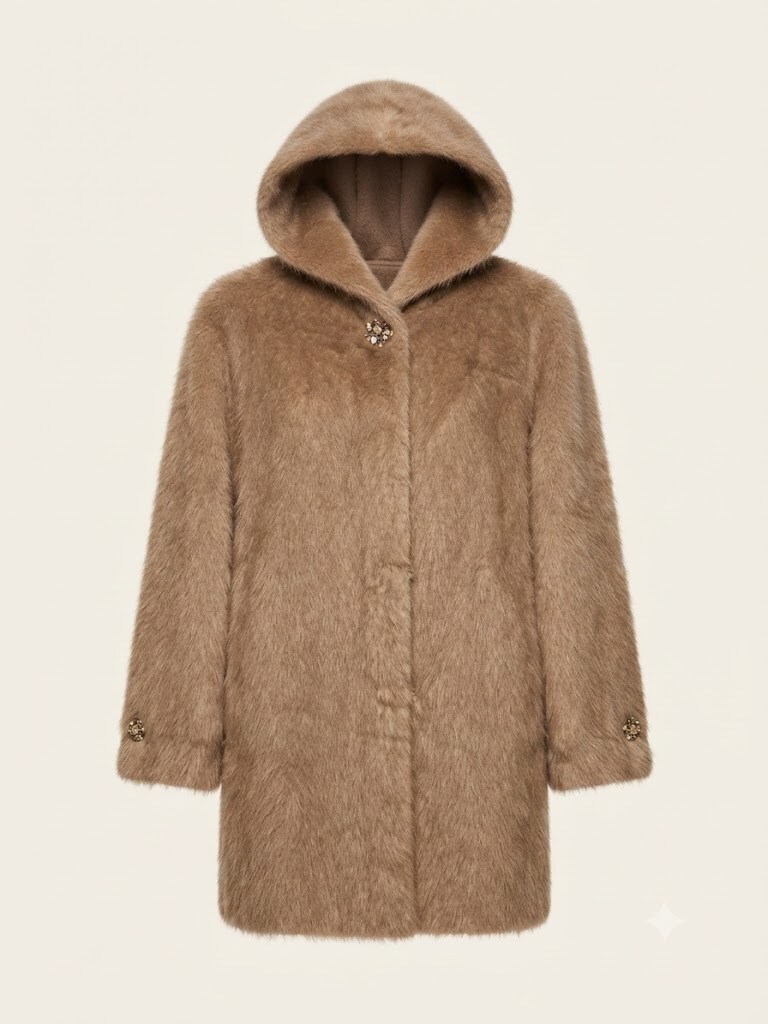 Wholesaler SUNSHINE - WOMEN'S FAUX FUR COAT. FALL-WINTER 2026-2027. LUXURY FASHION