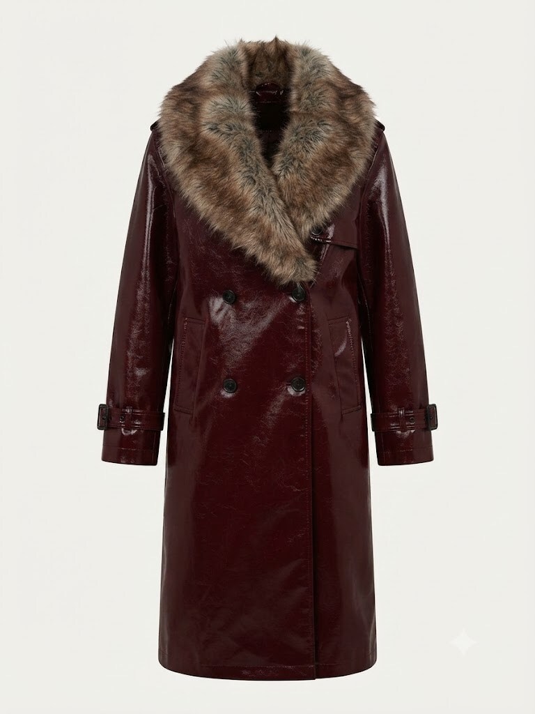 Wholesaler SUNSHINE - WOMEN'S FAUX LEATHER COAT. HIGH-QUALITY FASHION. FALL/WINTER 2026/2027